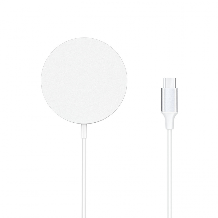 Gear Trådlös Laddare Qi2 Snabbladdning 15W Silver/Aluminium