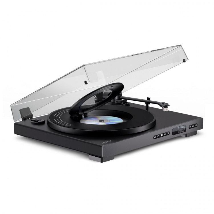 MIXX Vinyl- och CD-Spelare Analog Plus 2-in-1 Svart