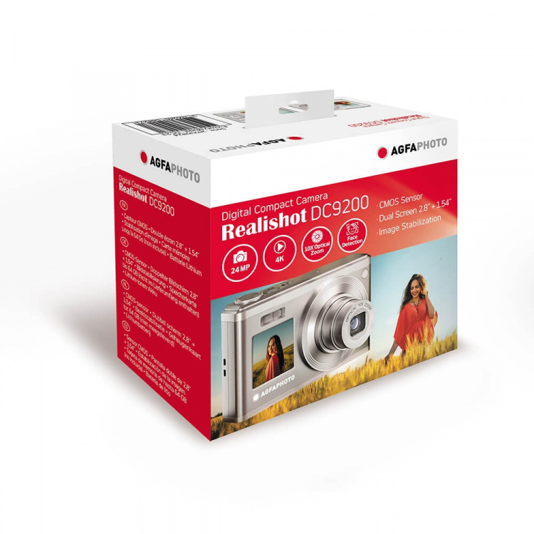 Agfa Digitalkamera DC9200 CMOS 10x 24MP Silver