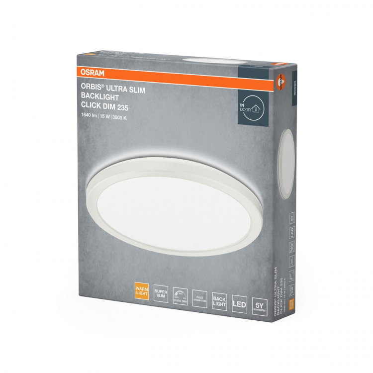 Osram Lampa Orbis Ultra Slim Click Dim 235mm 15W White