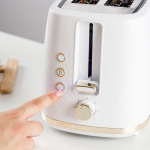 Taurus Brödrost Fusion Crunch Långt Spår Vit