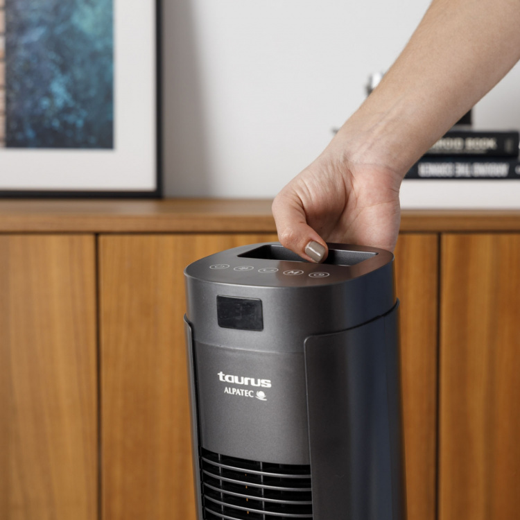 Taurus Fläkt New Babel Digital Svart 76cm