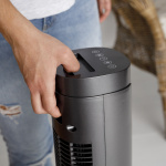 Taurus Fläkt New Babel Digital Svart 76cm