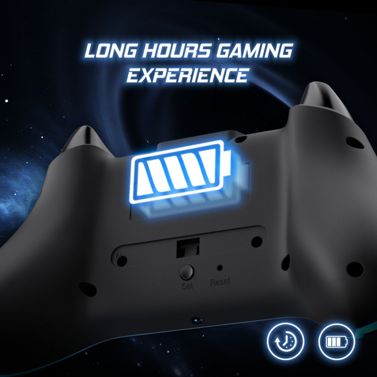 DragonShock Handkontroll Aurora+ Holder - iOS/Android/PC/PS3 Svart