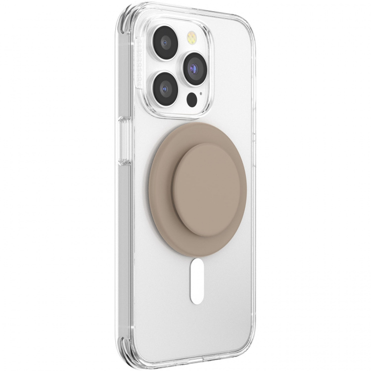 PopSockets PopGrip för MagSafe Soft Touch Latte