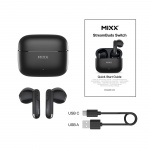 MIXX Hörlurar Switch A7 In-Ear Tws Svart