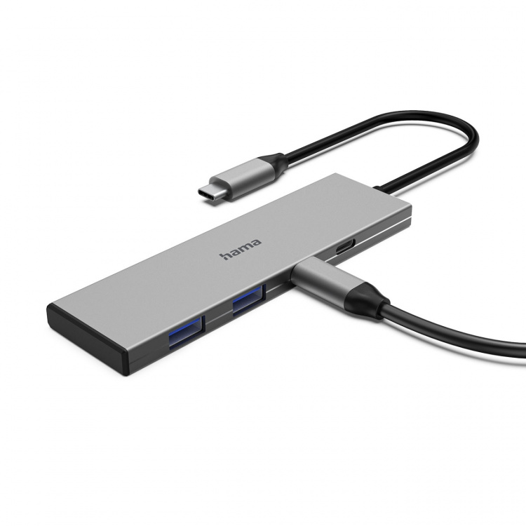 Hama USB-C Hub USB 3.2 Gen2 2xUSB-C + 2xUSB-A 10 Gbit/S PD Aluminium