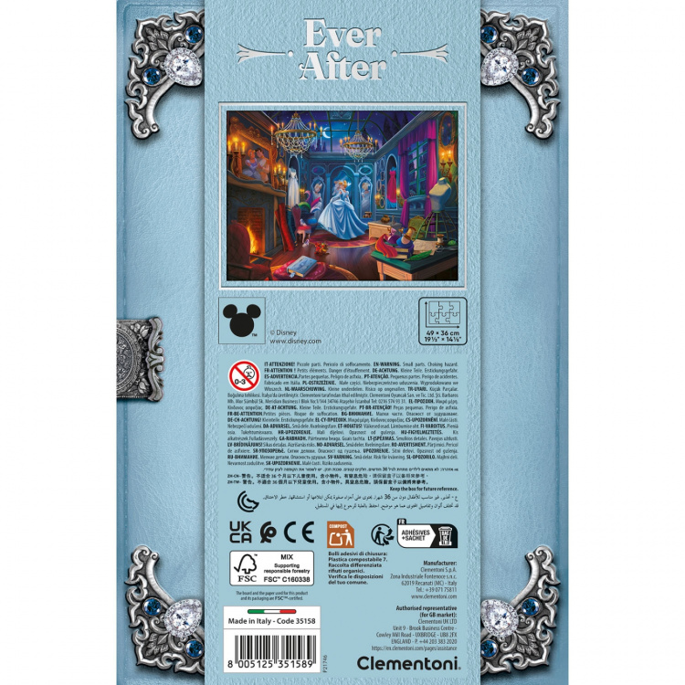 Clementoni Pussel 500 Pcs Princess Cinderella Special Collection