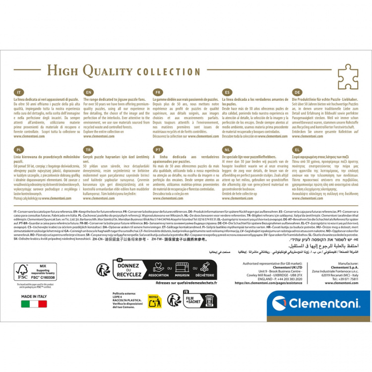 Clementoni Pussel 1000 Pcs CB The Hunter\'s Path