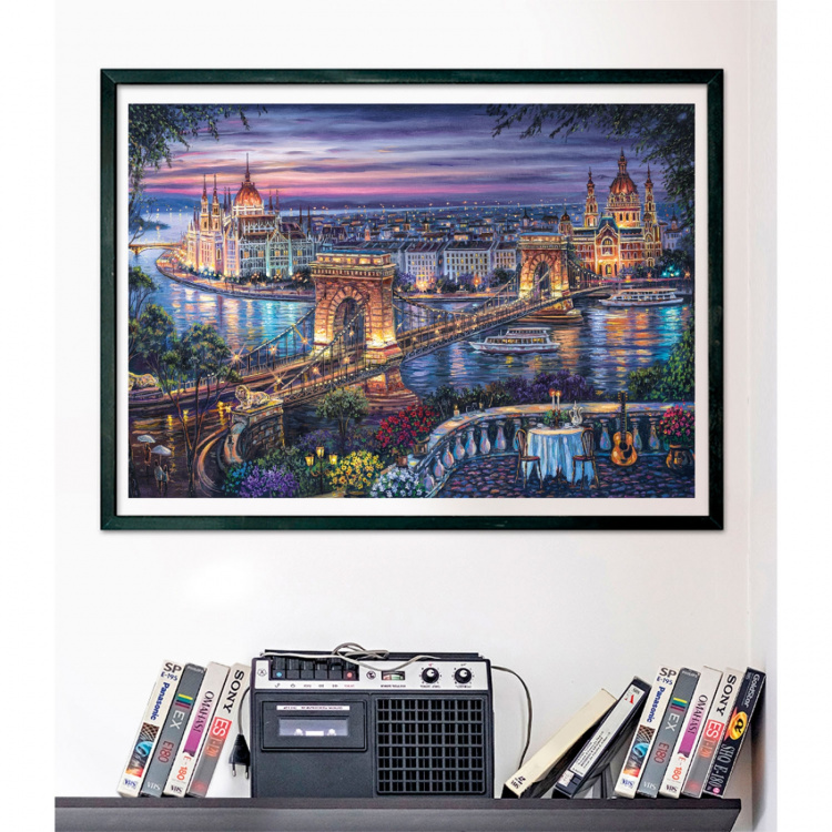 Clementoni Pussel 1000 Pcs CB Lights of the Danube