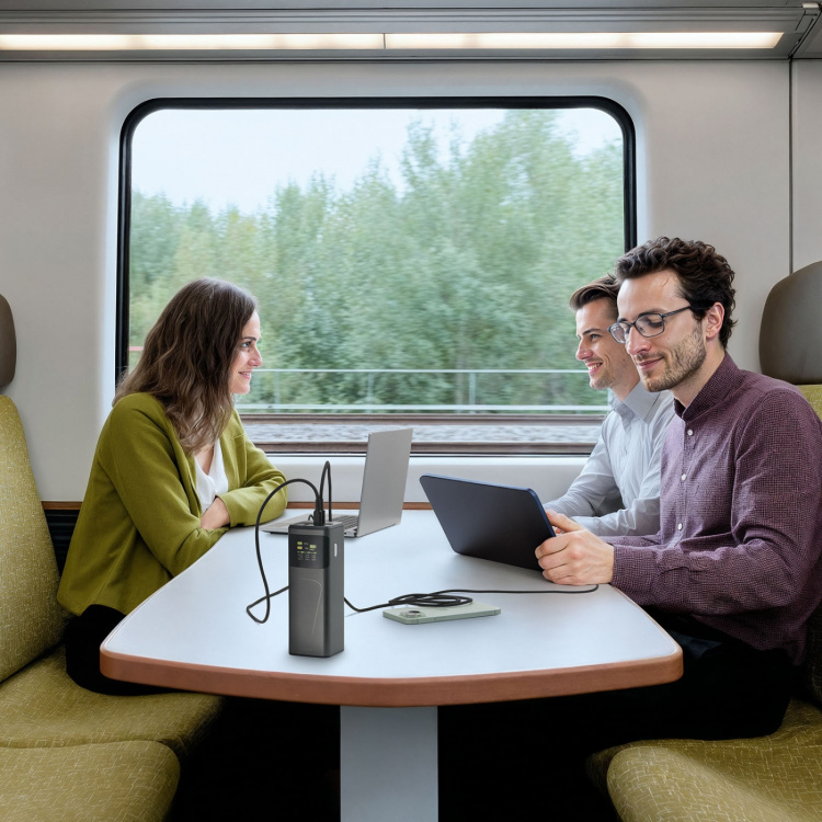 Hama Powerbank 24000mah 2xUSB-C 1xUSB-A 200W Snabbladdning