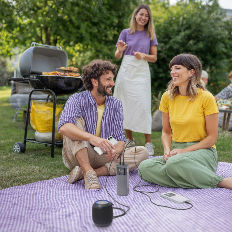 Hama Powerbank 24000mah 2xUSB-C 1xUSB-A 200W Snabbladdning