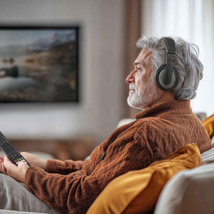 Hama Hörlurar Shell II Over-Ear Trådbunden Svart