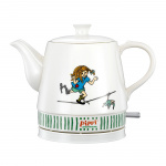 Pippi Keramisk vattenkokare - 0,8 liter - Pippi Circus design