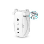 Nedis SmartLife Robot med Gardin | I-Skena / Stångskena / U-Skena | Draperier / Gardiner | Batteridriven / USB ström | 4000 mAh | Bluetooth® | Vit