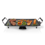 MELISSA Teppanyaki Griddle | 2000 W | 47,5 x 26,5 cm | Non-stick beläggning | Justerbar termostat | Cool-touch handtag