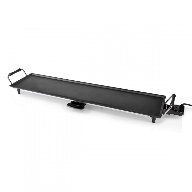 MELISSA Teppanyaki Bordsgrill| 1800 W | 90 x 23 cm | Non-stick beläggning | Justerbar termostat | Cool-touch handtag