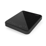 MELISSA Induktionshäll | 2000 W | 10 effektnivåer | 8 förinställningar | Timerfunktion | Boostfunktion | LCD-display | Överhettningsskydd | Barnlås | Svart