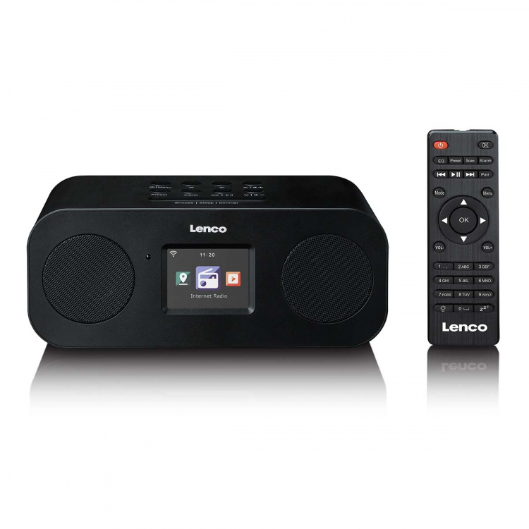 Lenco Stereo internetradio med DAB+, FM och Bluetooth®