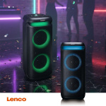 Lenco Bluetooth® Partyhögtalare med inbyggda lampor