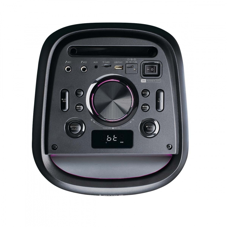 Lenco Bluetooth® Partyhögtalare med inbyggda lampor