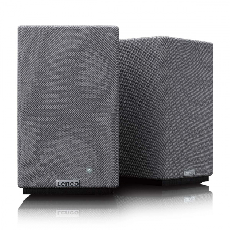 Lenco Stereo Hi-Fi-högtalare i bokhyllan med Bluetooth®