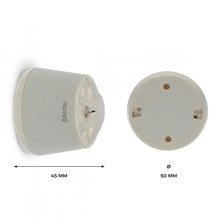 Alecto Värmedetektor 10 år Vit