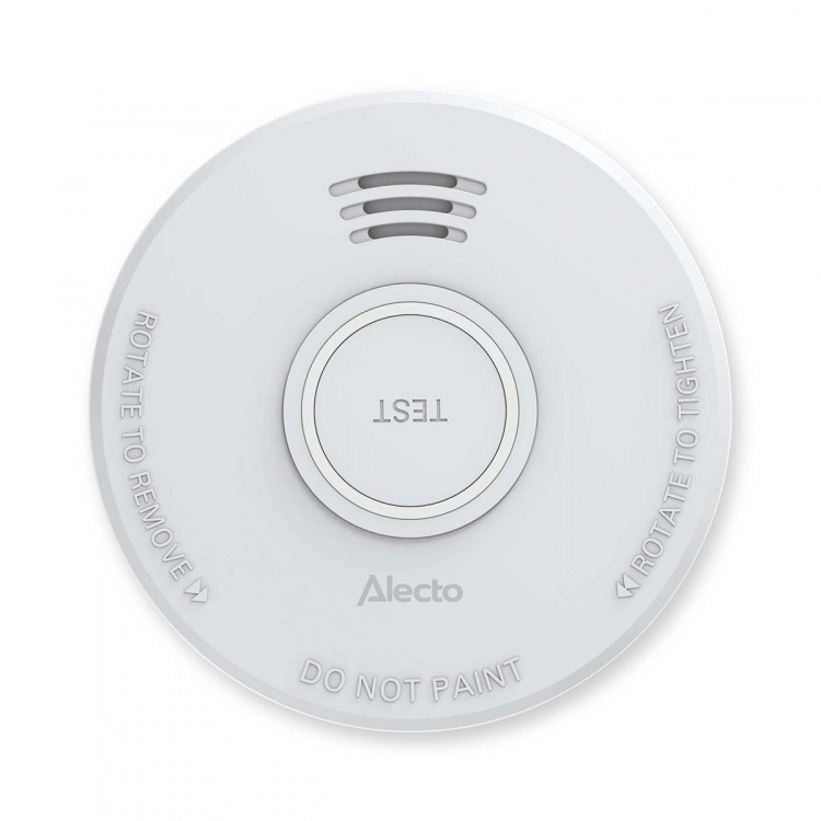 Alecto Fristående brandvarnare med 1 års batteri 4 st