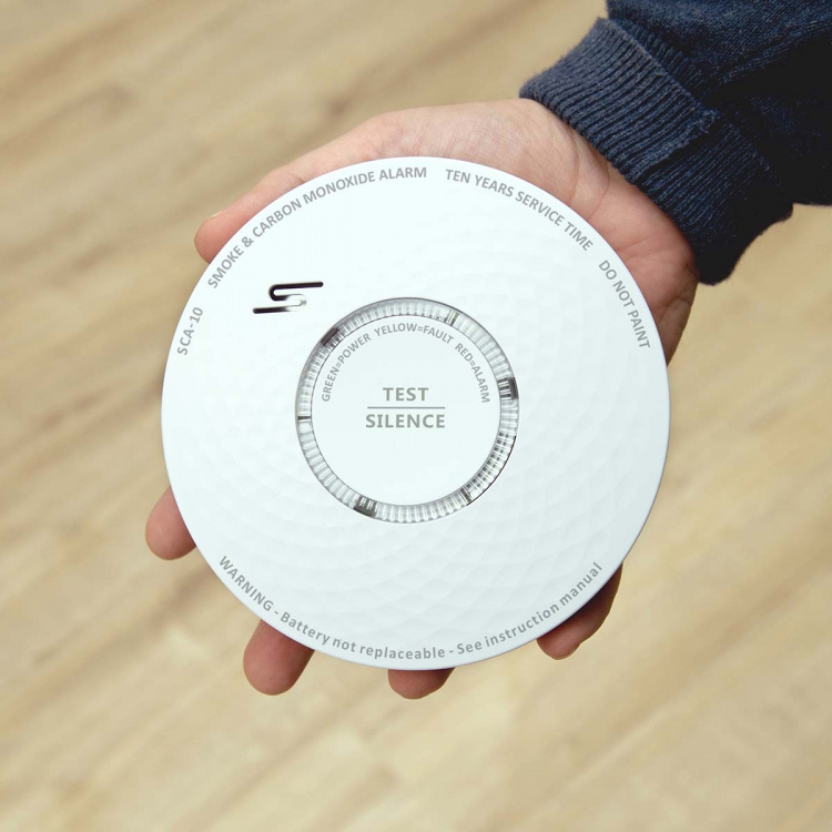 Alecto Rök- och kolmonoxidlarm Vit