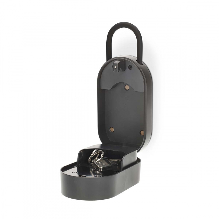 Nedis SmartLife nyckelskåp | Bluetooth® | Utomhus | Siffra | IP65 | Svart