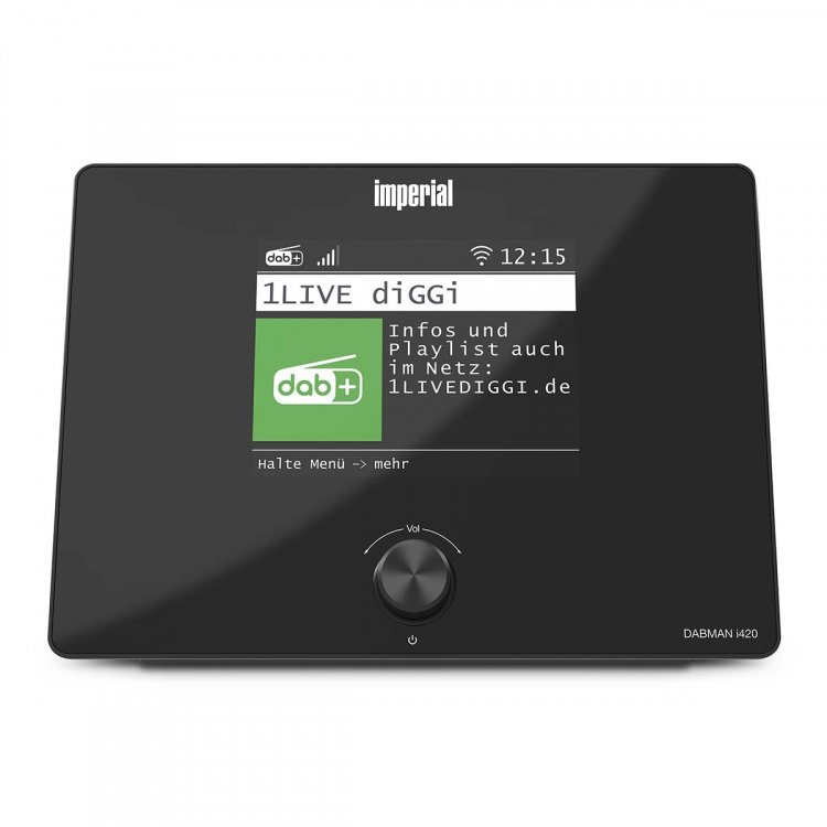 imperial Kompakt hybridradio (Internet, DAB+, FM Hi-Fi tuner) med Bluetooth®