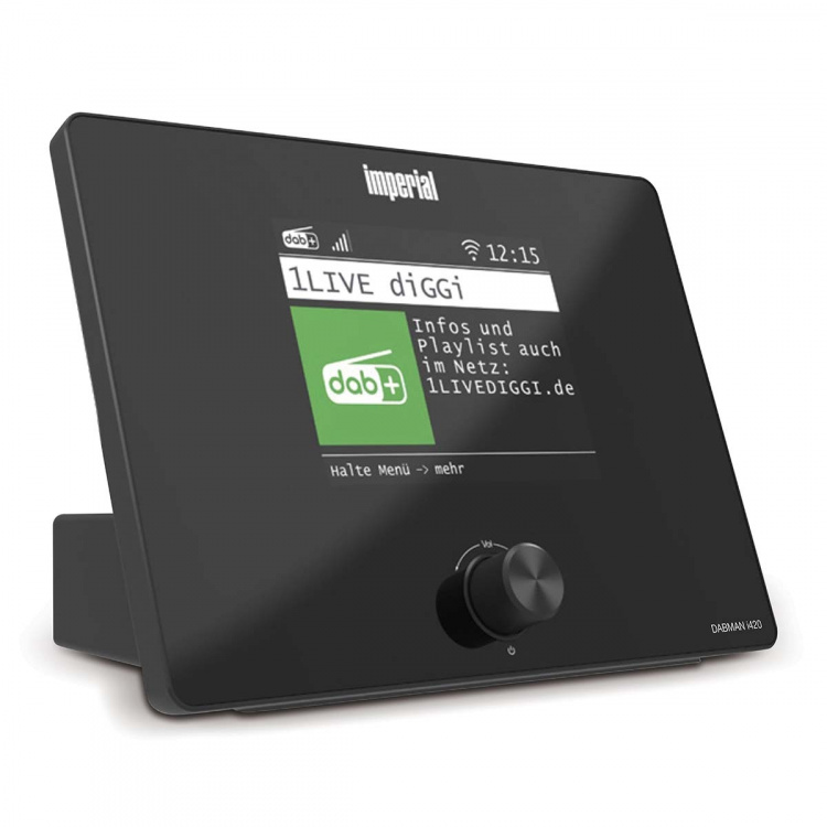 imperial Kompakt hybridradio (Internet, DAB+, FM Hi-Fi tuner) med Bluetooth®