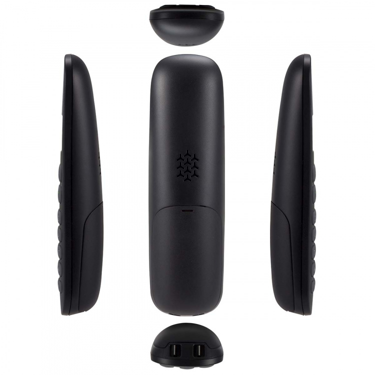 Profoon DECT-telefon med telefonsvarare och 4 handsets Svart