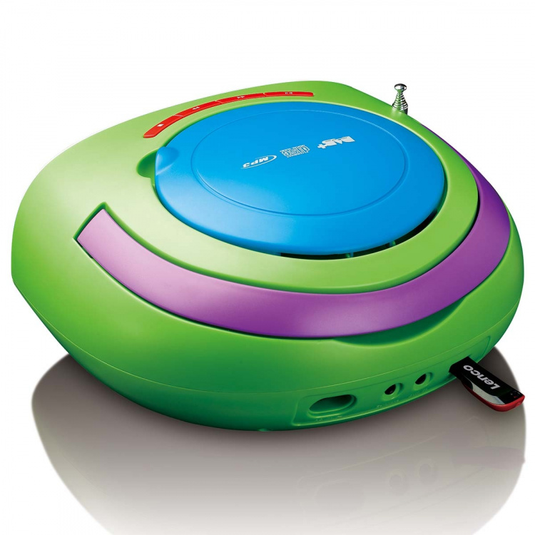 Lenco Bärbar DAB+/FM-radio med CD- och USB-spelare