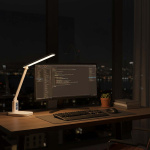 Nedis LED Bordslampa | Dimbar | Integrerad spegel | 3 Ljuslägen | 220 lm | Uppladdningsbara | Dimmer - På enhet | Vit