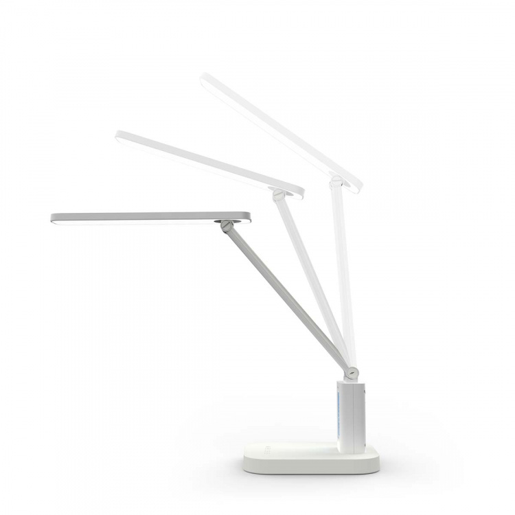 Nedis LED Bordslampa | Dimbar | Integrerad spegel | 3 Ljuslägen | 220 lm | Uppladdningsbara | Dimmer - På enhet | Vit