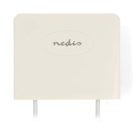 Nedis Mastförstärkare | Antal utgångar: 2 | Förstärkningskontroll: 15 - 30 dB | F-Hona | Brusfaktor: 4 dB | Vit