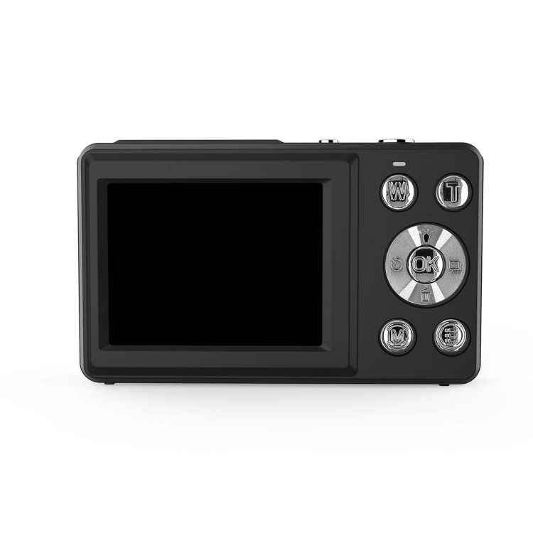 Nedis Digital Fotokamera | Dubbel Skärm | 48 MPixel | 4K@30fps | 5 MPixel CMOS | Svart