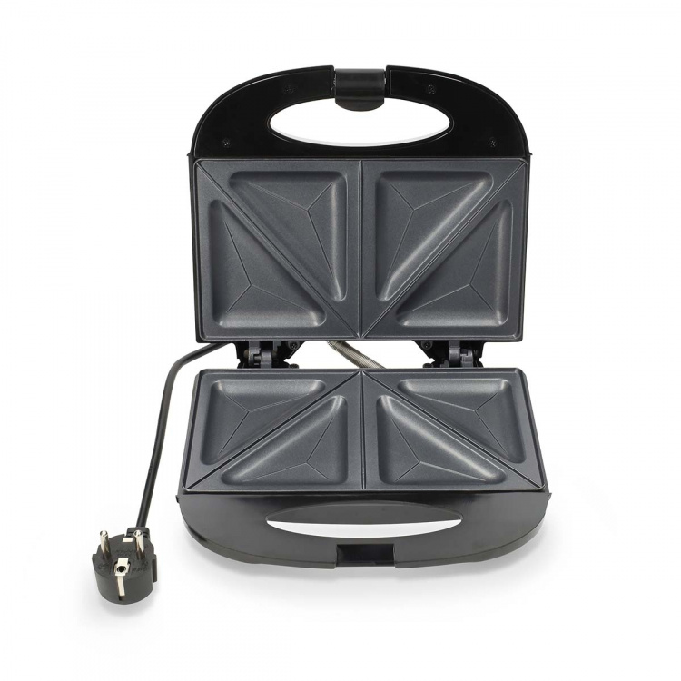 MELISSA Sandwich Maker | 750 W | Sandwichplattor | Automatisk temperaturkontroll | Non-stick-beläggning | Svart