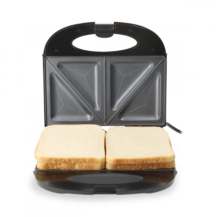 MELISSA Sandwich Maker | 750 W | Sandwichplattor | Automatisk temperaturkontroll | Non-stick-beläggning | Svart