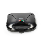 MELISSA Sandwich Maker | 750 W | Sandwichplattor | Automatisk temperaturkontroll | Non-stick-beläggning | Svart