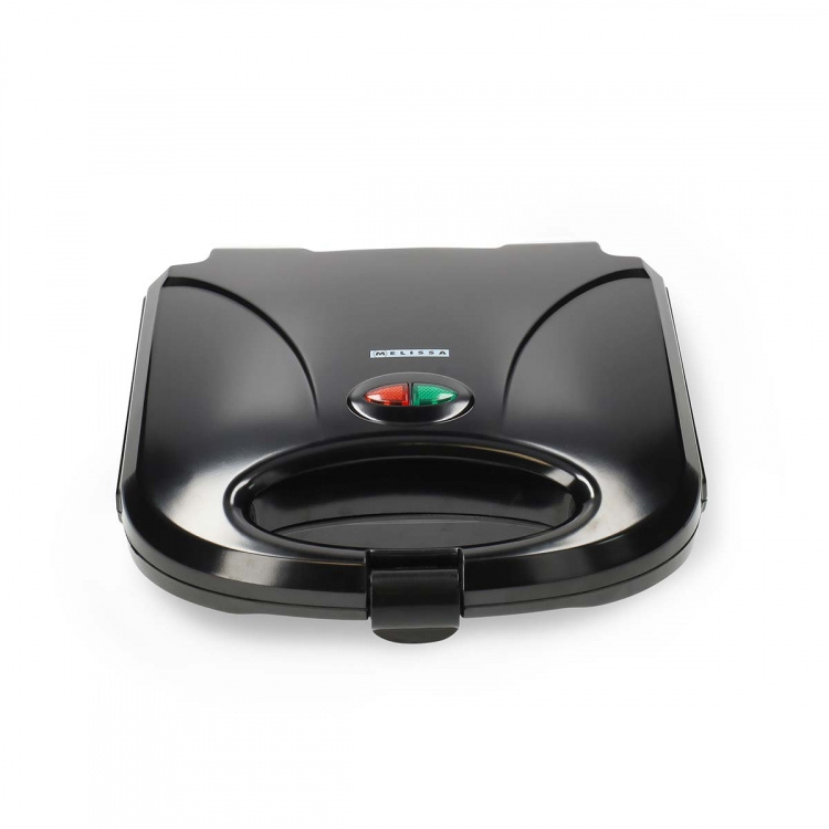 MELISSA Sandwich Maker | 750 W | Sandwichplattor | Automatisk temperaturkontroll | Non-stick-beläggning | Svart