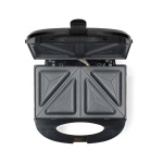 MELISSA Sandwich Maker | 750 W | Sandwichplattor | Automatisk temperaturkontroll | Non-stick-beläggning | Svart