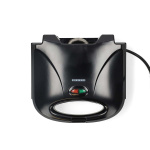 MELISSA Sandwich Maker | 750 W | Sandwichplattor | Automatisk temperaturkontroll | Non-stick-beläggning | Svart