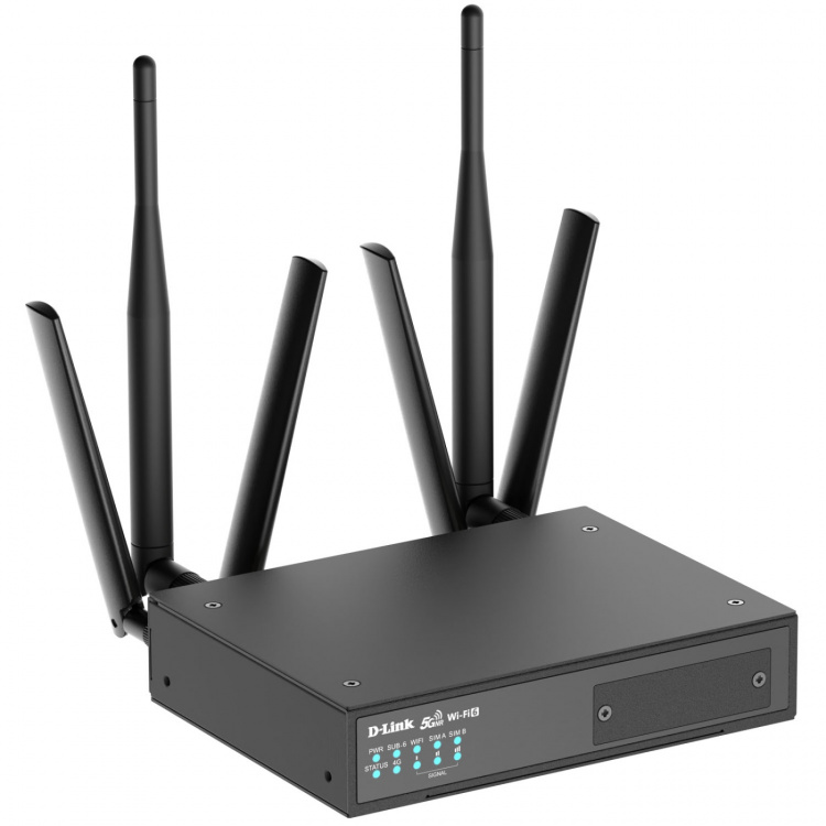 D-Link DWM-550-G 5G M2M Router 4x Gigabit Ethernet Wi-Fi 6 AX1800