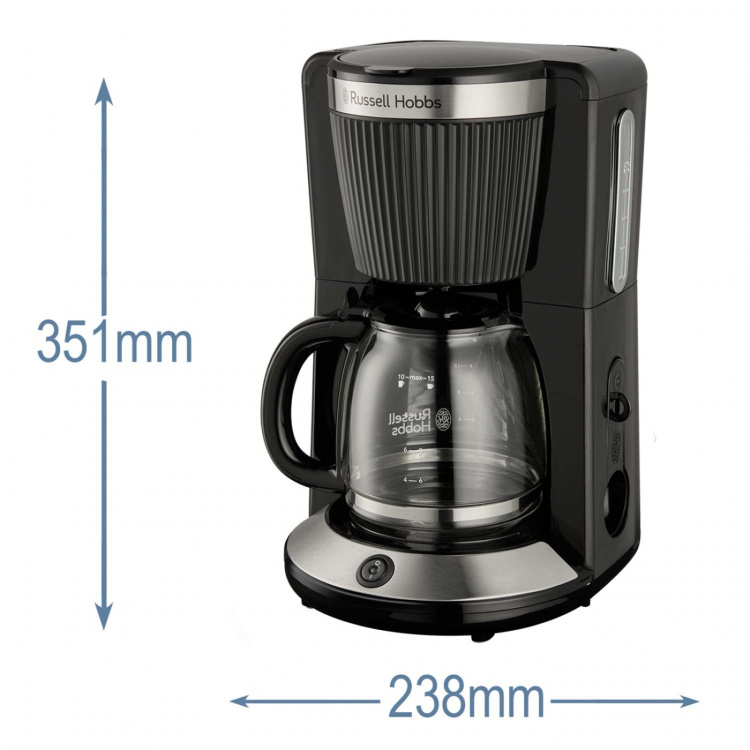 Russell Hobbs Kaffebryggare Brontë Svart 1,25L