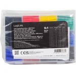 LogiLink Krympslangar 800-pack 45mm långa Mixade färger