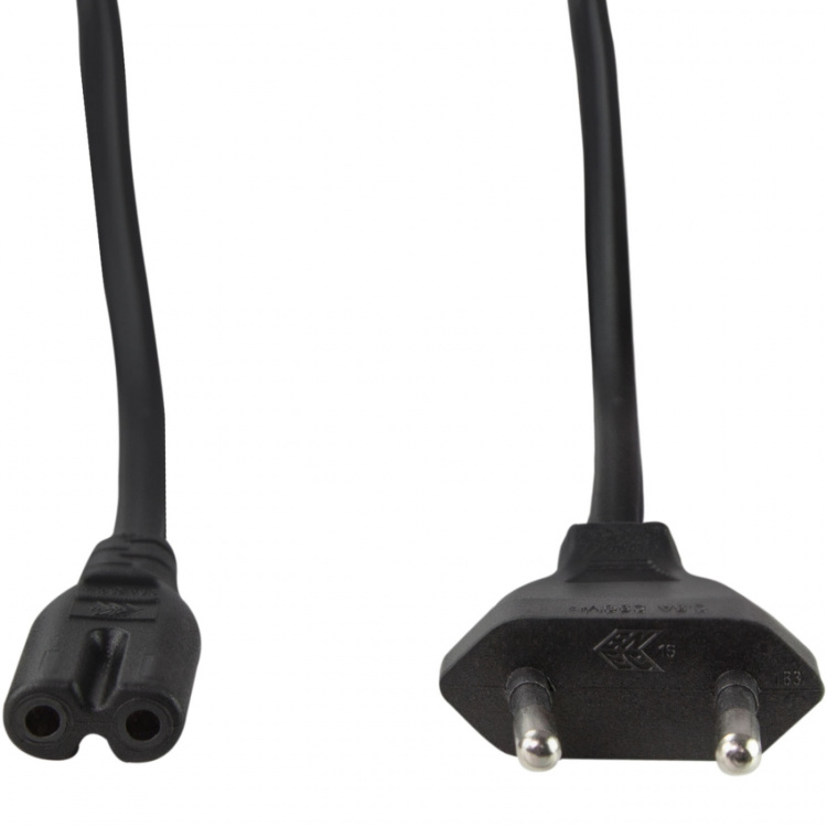 LogiLink Apparatkabel Euro till C7 5m Svart