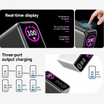 Celly Laddare 100W PD/QC med display