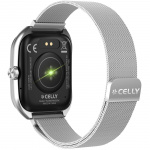 Celly Trainerwide Smartwatch Milanese mesh Silver